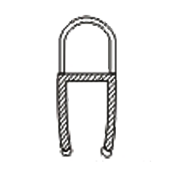 Ущільнювач для дверей душової кабіни (ФС07)