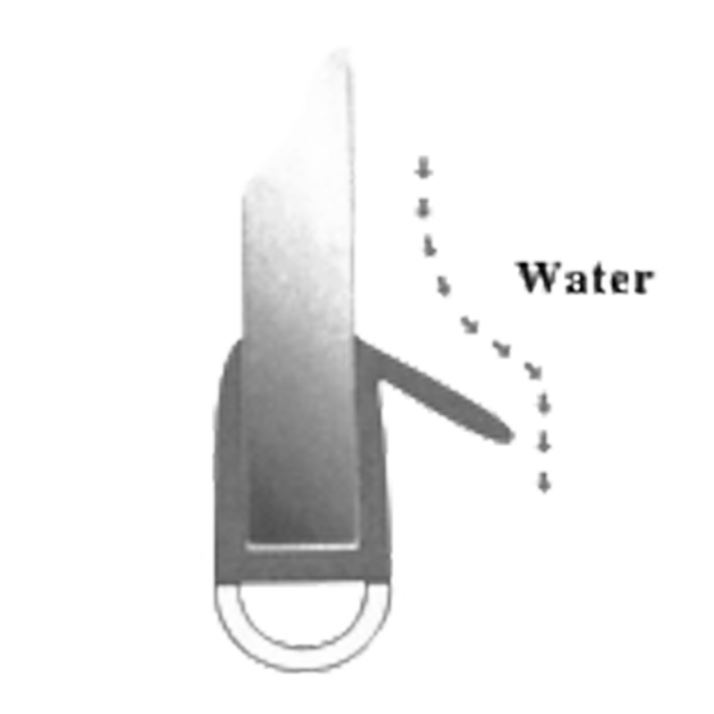 Ущільнювач для дверей душової кабіни ( ФС07Д )