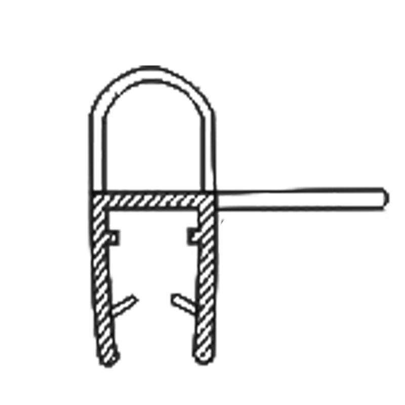 Ущільнювач для дверей душової кабіни ( ФС07С 08 )