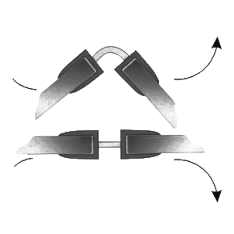 Ущільнювач з'єднувальний для скла душової кабіни ( ФС40А ) 8 мм