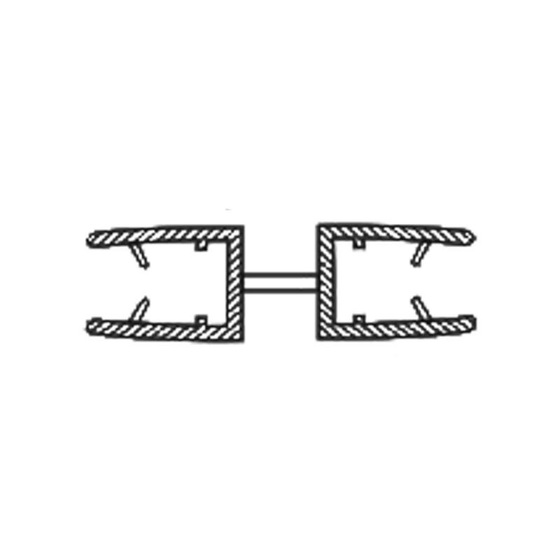 Ущільнювач з'єднувальний для скла душової кабіни ( ФС40А ) 8 мм