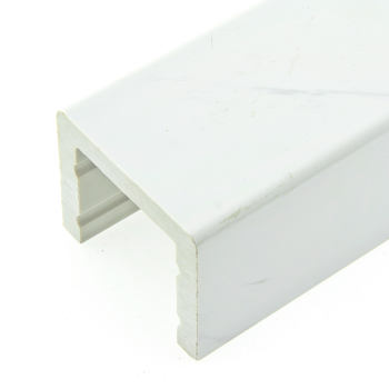 Борт для душового піддону, білий (ФС801) 50х60 мм. довжиною 2000 м \ п