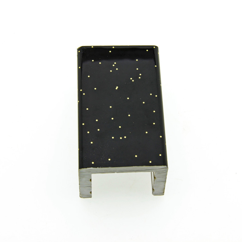 Борт для душового піддону, чорний (ФС802) 50х60 мм. довжиною 2000 м \ п