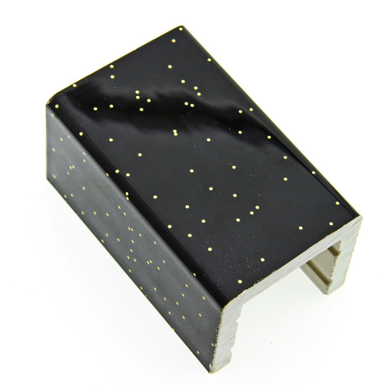 Борт для душового піддону, чорний (ФС802) 50х60 мм. довжиною 2000 м \ п