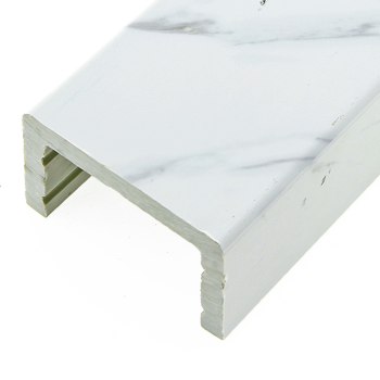 Борт для душового піддону, білий (ФС803) 50х80 мм. довжиною 2000 м \ п