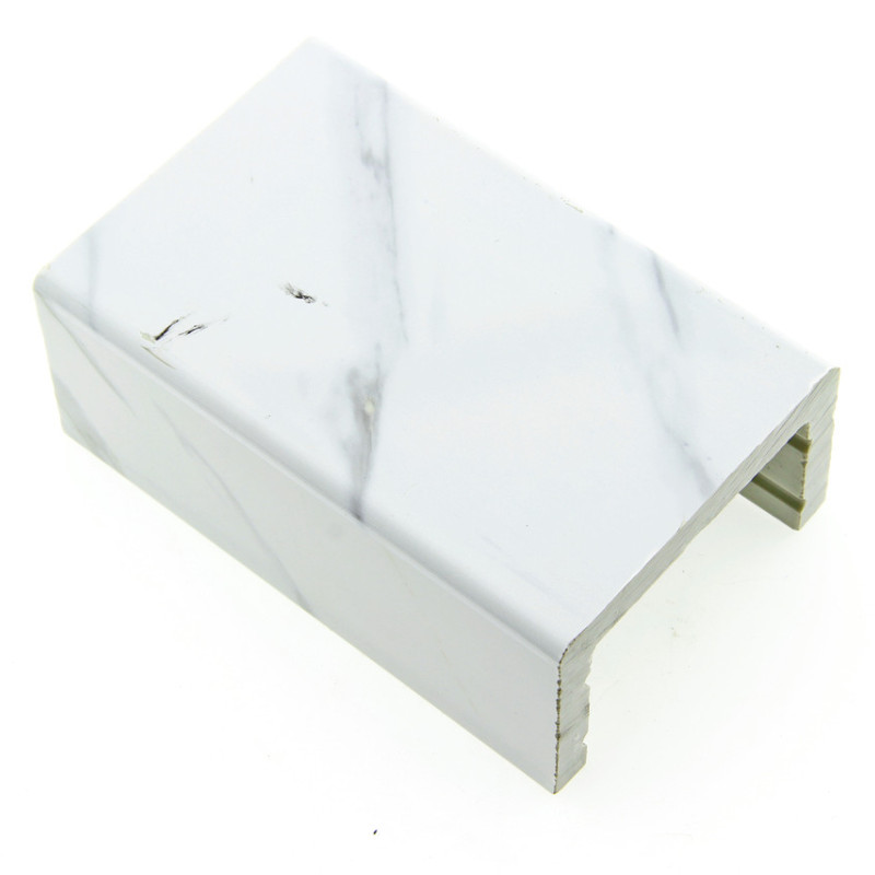 Борт для душового піддону, білий (ФС803) 50х80 мм. довжиною 2000 м \ п