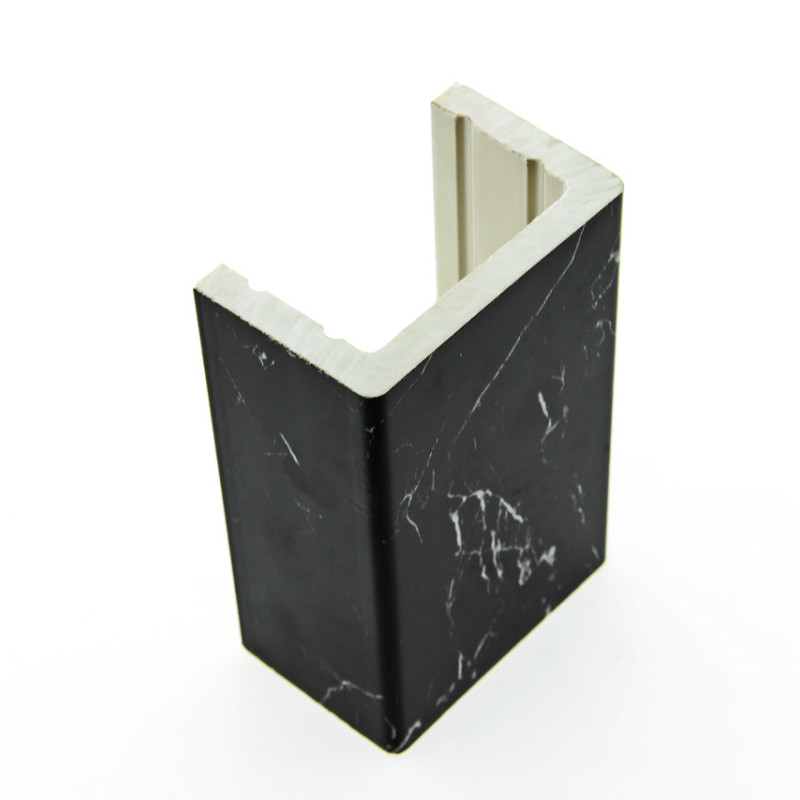 Борт для душового піддону, чорний (ФС804) 50х80 мм. довжиною 2000 м \ п