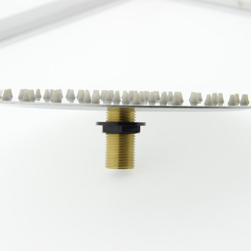 Душ стельовий, із нержавіючої сталі, діаметром 200 мм. ( Л 200 СС ) шток з зовнішньою різьбою.