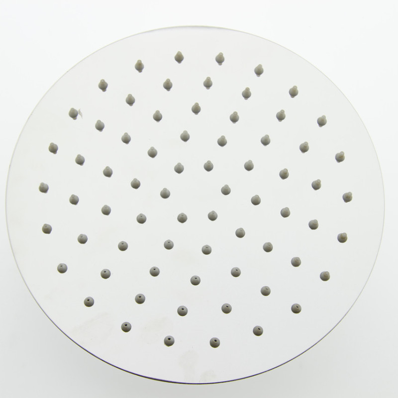 Душ стельовий, із нержавіючої сталі, діаметром 200 мм. ( Л 200 СС ) шток з зовнішньою різьбою.