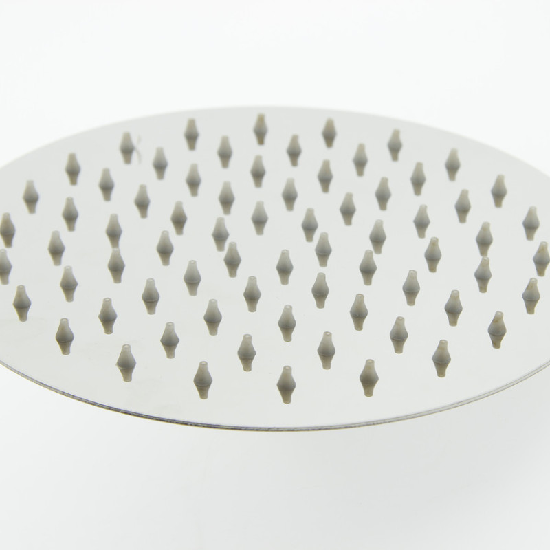 Душ стельовий, із нержавіючої сталі, діаметром 200 мм. ( Л 200 СС ) шток з зовнішньою різьбою.