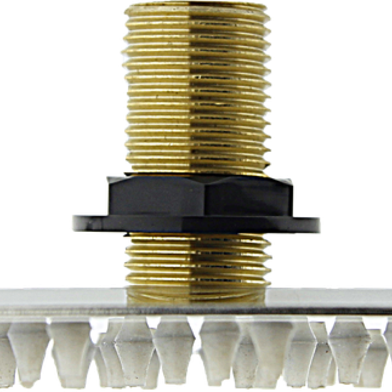 Душ стельовий, із нержавіючої сталі, діаметром 200 мм. ( Л 200 СС ) шток з зовнішньою різьбою.