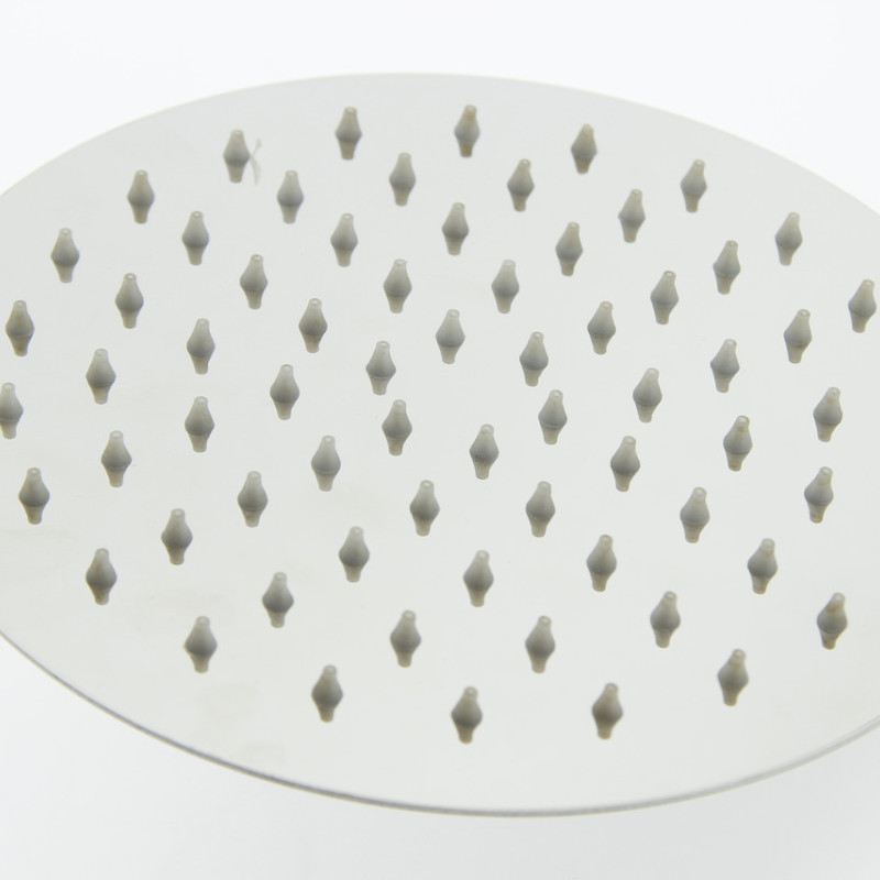 Душ стельовий, із нержавіючої сталі, діаметром 200 мм. ( Л 200 СС ) шток з зовнішньою різьбою.