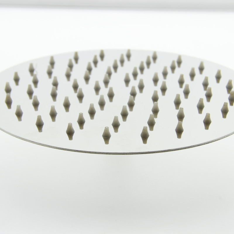 Душ стельовий, із нержавіючої сталі, діаметром 200 мм. ( Л 200 СС ) шток з зовнішньою різьбою.