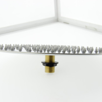 Душ стельовий, із нержавіючої сталі, діаметром 250 мм ( Л 250 СС ) шток з зовнішньою різьбою.