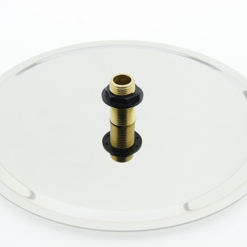 Душ стельовий, із нержавіючої сталі, діаметром 250 мм ( Л 250 СС ) шток з зовнішньою різьбою.