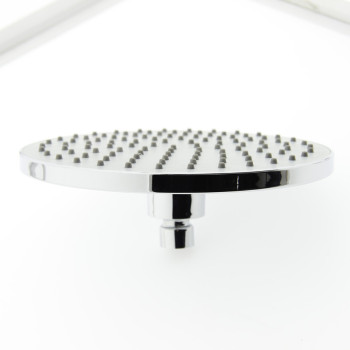 Лійка верхня, стельова для душу діаметром 200 мм. ( Л 726 А ) з поворотним шарніром, пластикова.