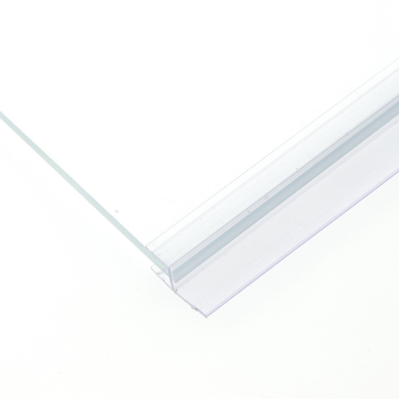 Ущільнювач для душової кабіни (ФС 03) Ч-подібний з м'якою вії 2.2 м 12 мм