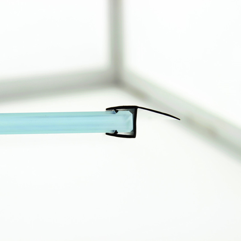 Ущільнювач для душової кабіни, чорний ( ФС0308 БЛ ) довжиною 2.2 м