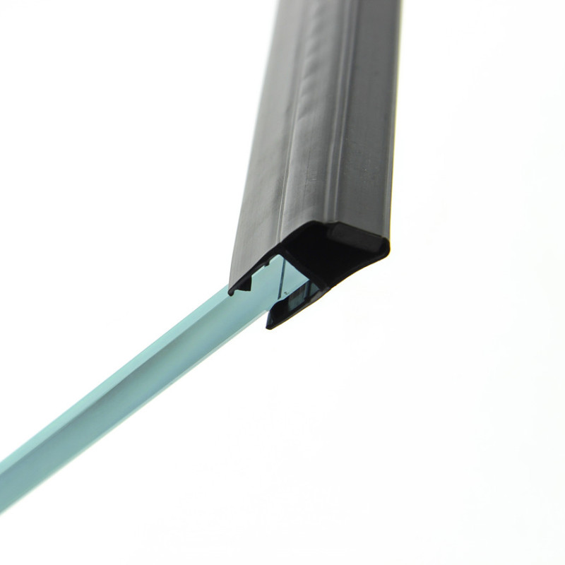 Магнітний ущільнювач для душової кабіни, чорний ( МС3508 22 БЛ ) довжиною 2,2 м для 5-ти вугільної кабіни