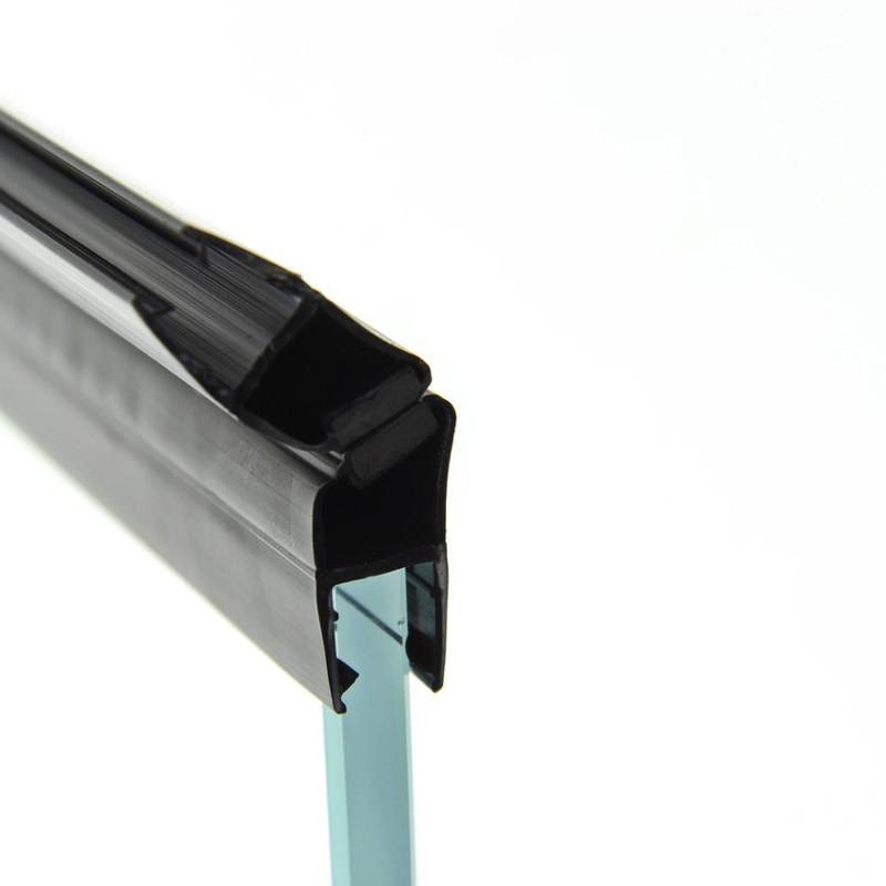 Магнітний ущільнювач для душової кабіни, чорний ( МС3508 22 БЛ ) довжиною 2,2 м для 5-ти вугільної кабіни