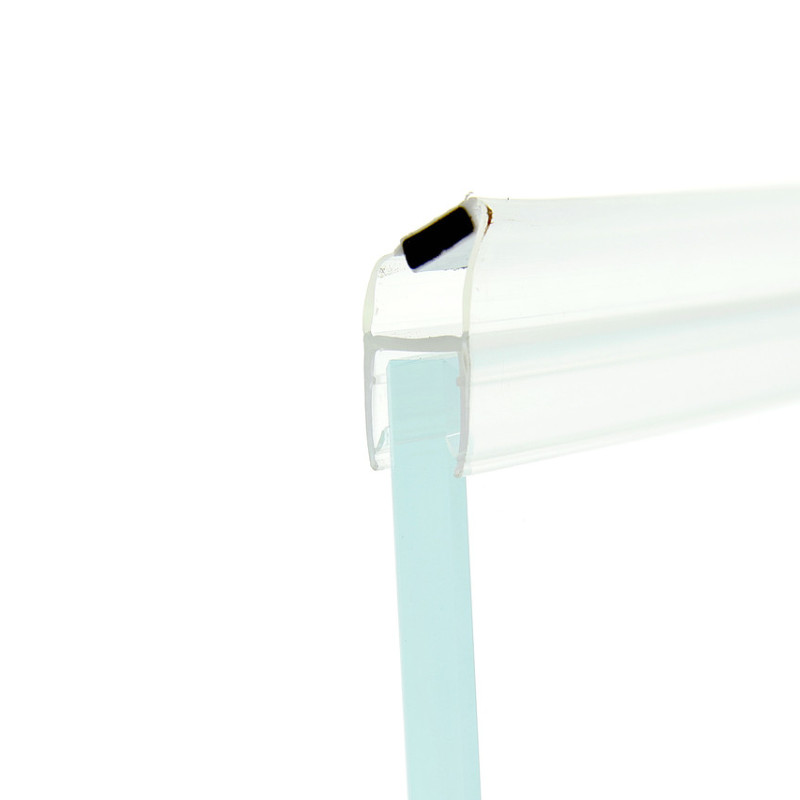 Магнітний ущільнювач для душової кабіни, чорний ( МС0822БЛ ) довжиною 2,2 м