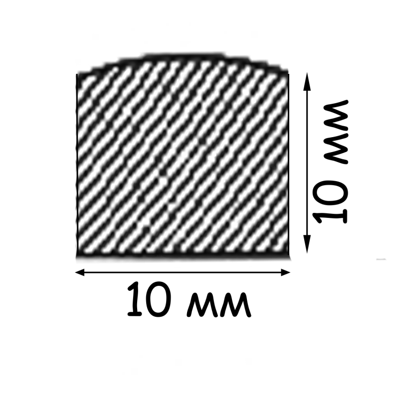 Акриловий поріг для дверного отвору (ФС107 10)