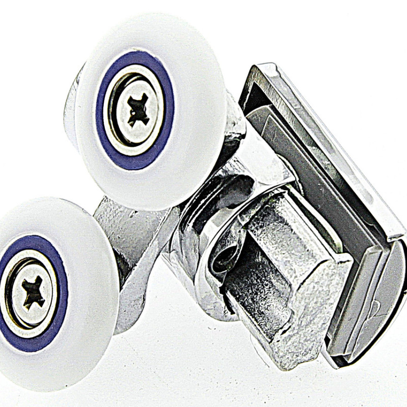 Ролики для душової кабіни подвійні, нижні, натискний ( В628 А )