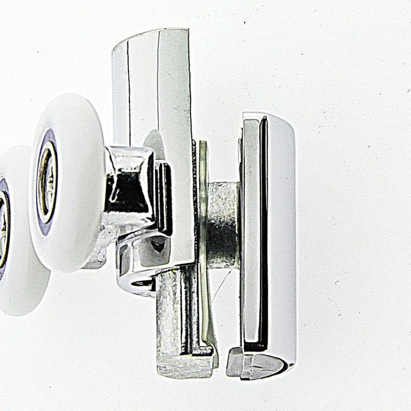 Ролики для душової кабіни подвійні, нижні, натискний ( В628 А )