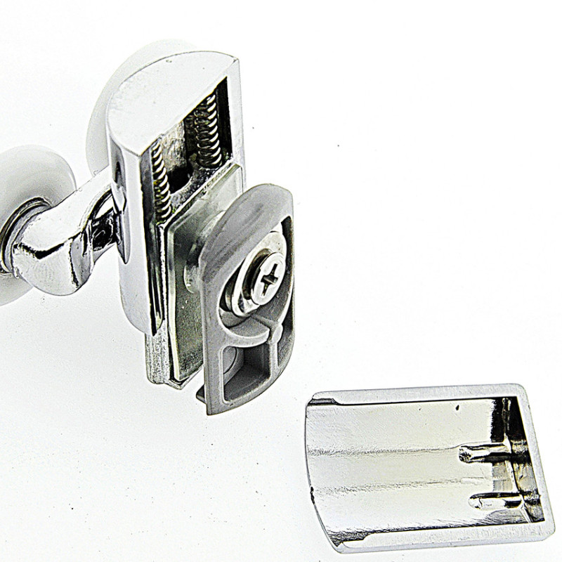 Ролики для душової кабіни подвійні, нижні, натискний ( В628 А )