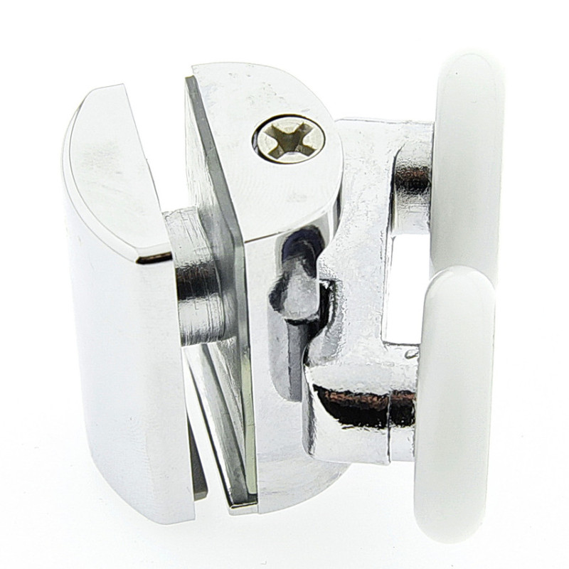 Ролики для душової кабіни подвійні, хромований, верхній ( В628 В )