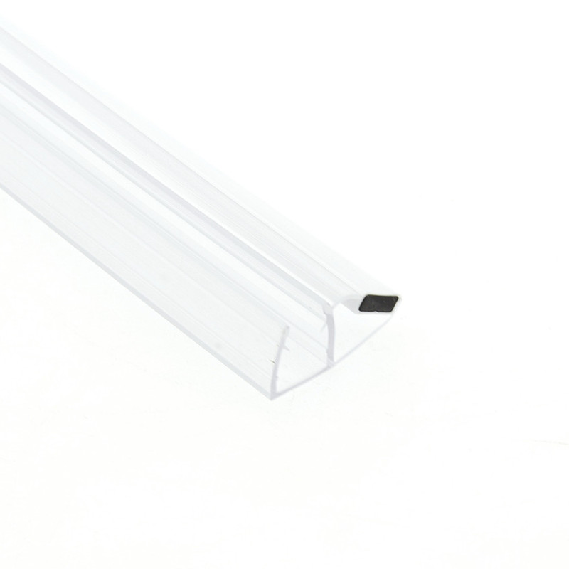 Магнітний ущільнювач для душової кабіни, магніт з боку 45° ( МС08Д 22 КЛ ) завдовжки 2.2 м