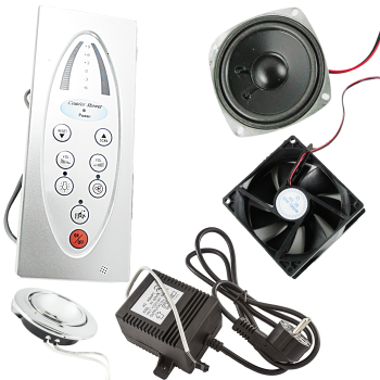 Пульт для душової кабіни (БУ 014) кнопковий. Пульт. блок живлення. кулер. динамік.