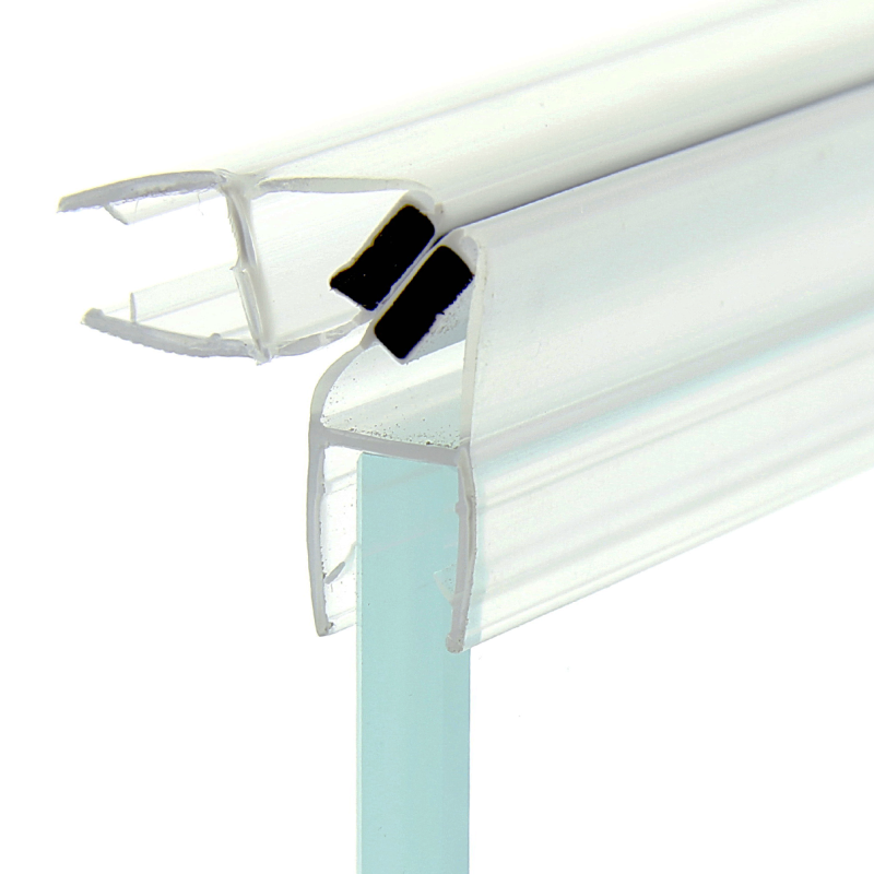 Магнітний ущільнювач для душової кабіни, прозорий ( МС08КЛ ) довжиною 2 м