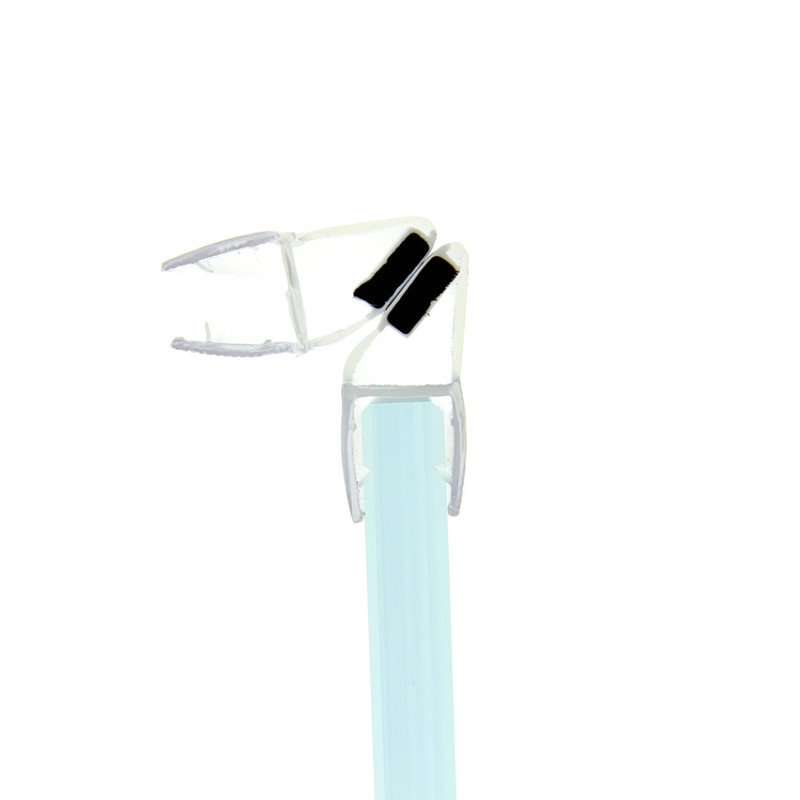 Магнітний ущільнювач для душової кабіни, прозорий ( МС08КЛ ) довжиною 2 м