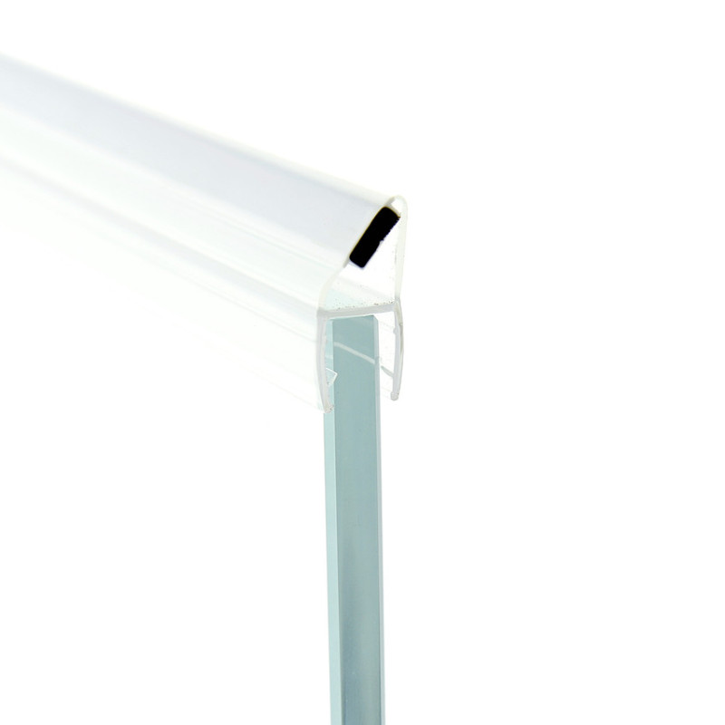 Магнітний ущільнювач для душової кабіни, прозорий ( МС08КЛ ) довжиною 2 м