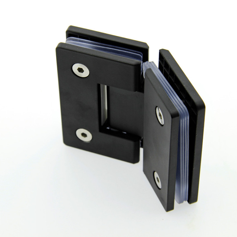 Петля для душової кабіни стіна - скло 90 градусів Сатин