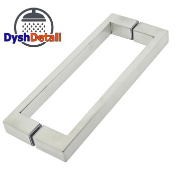 Ручка для скляних дверей (Н 036В ) Сатин. 200 мм.