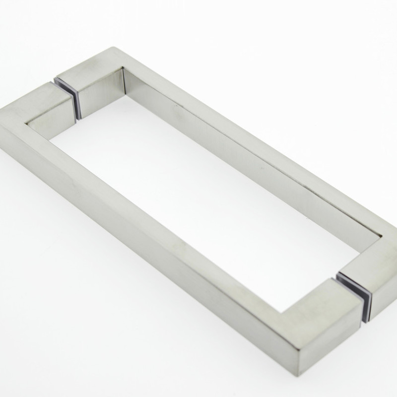 Ручка для скляних дверей (Н 036В ) Сатин. 200 мм.