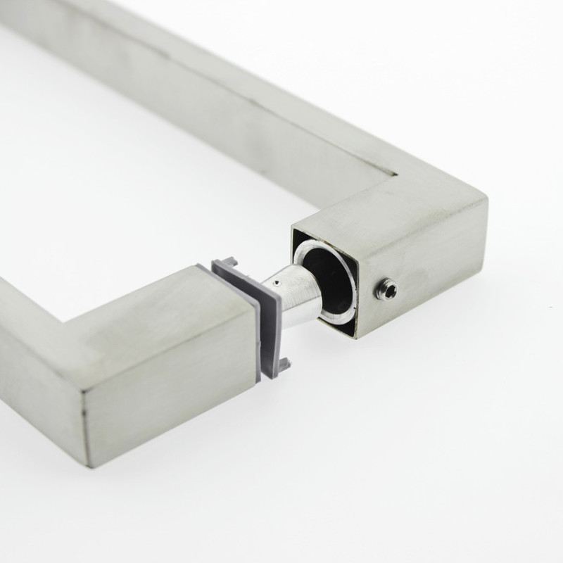 Ручка для скляних дверей (Н 036В ) Сатин. 200 мм.