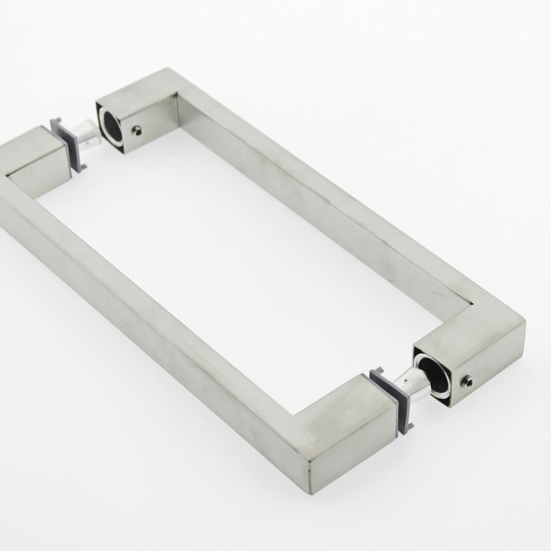 Ручка для скляних дверей (Н 036В ) Сатин. 200 мм.