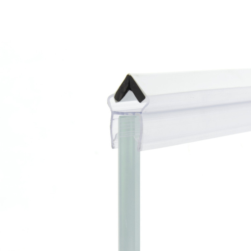 Магнітний ущільнювач для душової кабіни, прозорий ( МС0822КЛ ) довжиною 2,2 м