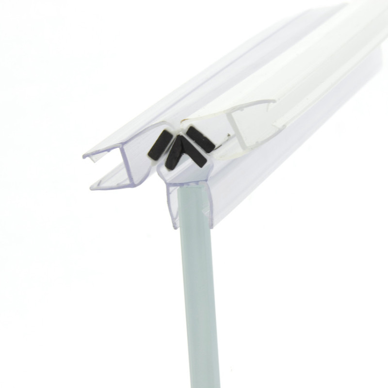 Магнітний ущільнювач для душової кабіни, прозорий ( МС0822КЛ ) довжиною 2,2 м