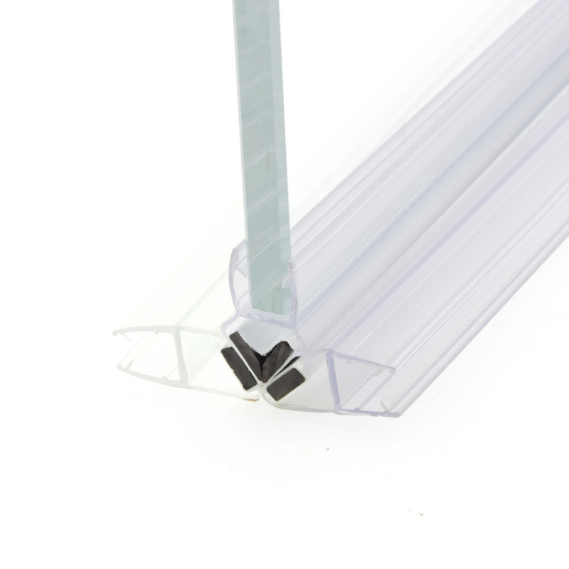 Магнітний ущільнювач для душової кабіни, прозорий ( МС0822КЛ ) довжиною 2,2 м