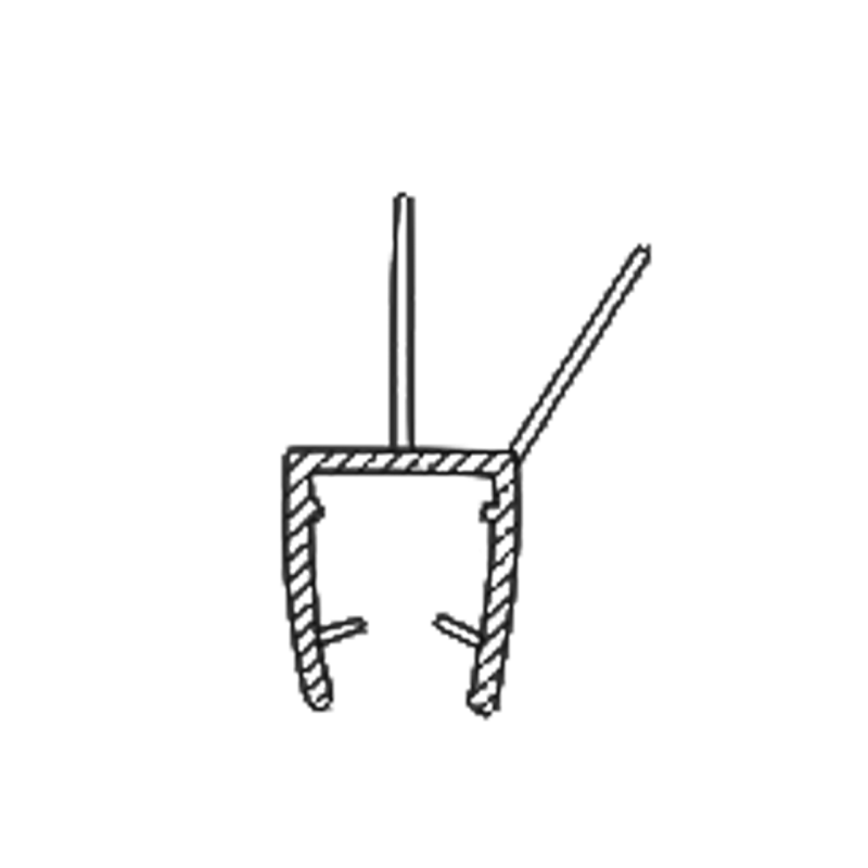 Ущільнювач для душової кабіни, нижній (ФС06СС КЛ)