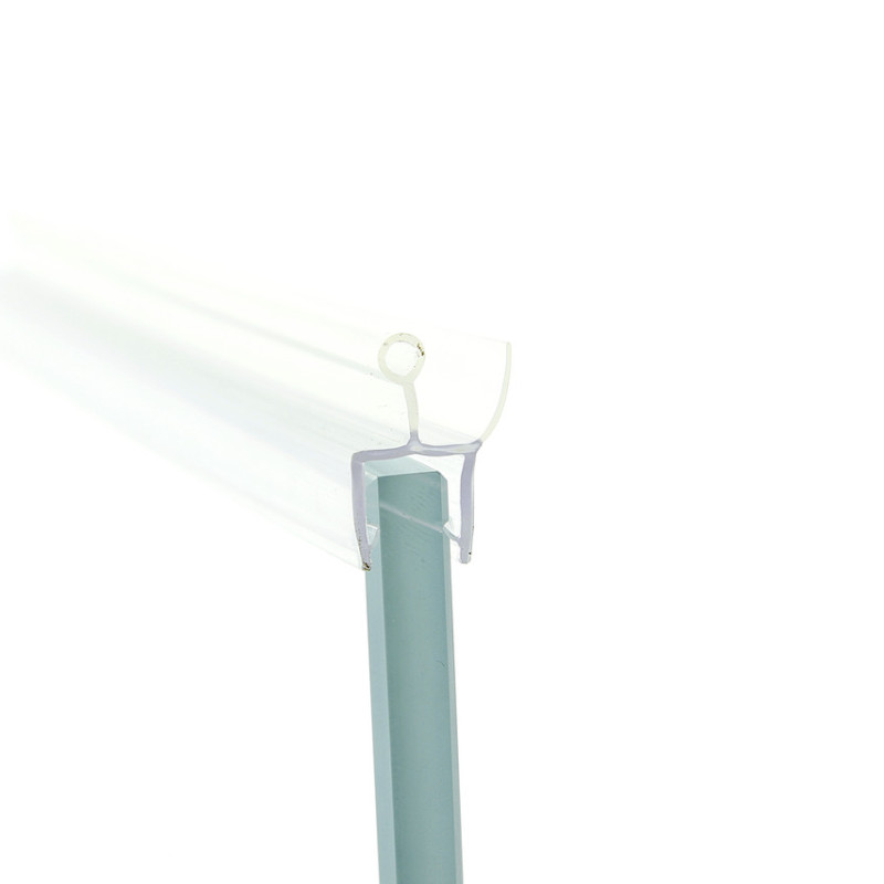 Ущільнювач для дверей душової кабіни, прозорий (ФС0608 22 КЛ) довжина 2,2 м.