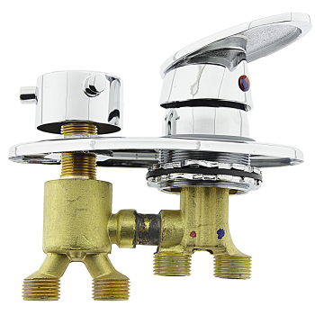 Ріжучий змішувач на борту ванни, 2-точковий перемикач (LT 201)
