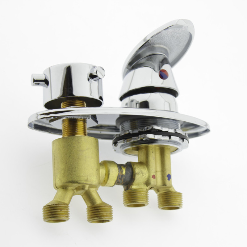 Ріжучий змішувач на борту ванни, 2-точковий перемикач (LT 201)