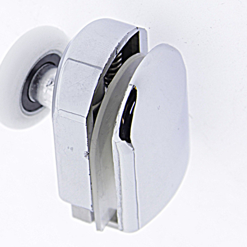 Ролик для душової кабіни нижній, хромований, одинарний, (В-902 А)