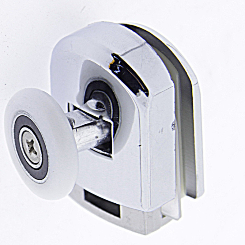 Ролик для душової кабіни нижній, хромований, одинарний, (В-902 А)