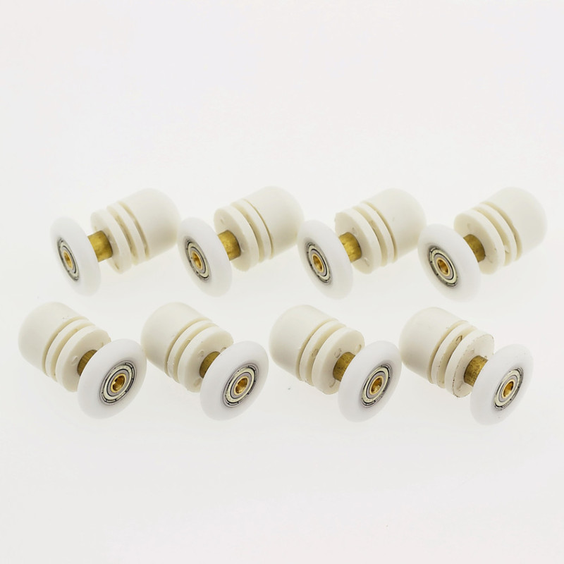 Ролики для душової кабіни одинарний, білий ( В-06 А ) 19 мм.